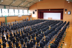 三学期終業式