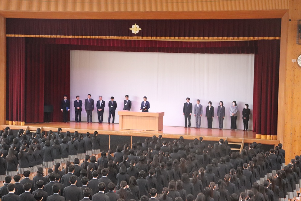 新任式・離任式